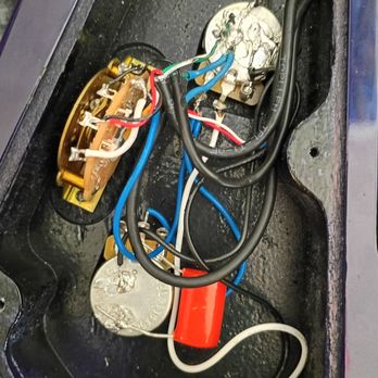 American Music Store - This 5-way switch is too big for the cavity and caused pickup wire damage. Cavity cover was bending when I recieved it. - Musical Instruments & Teachers Near Me - Encinitas, California American Music Store - This 5-way switch is too big for the cavity and caused pickup wire damage. Cavity cover was bending when I recieved it. - Musical Instruments & Teachers Near Me - Encinitas, California