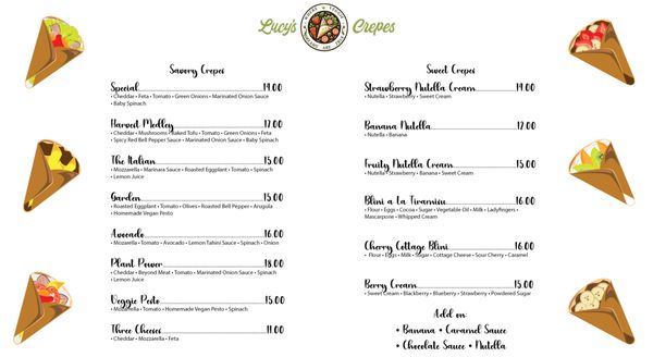 Menu photo 8 Lucy's Crepes Fremont, CA Menu photo 8 Lucy's Crepes Fremont, CA