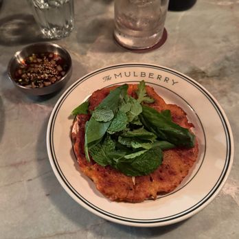 The Mulberry - Crispy kimchi pancake - Korean Near Me - Los Angeles, California The Mulberry - Crispy kimchi pancake - Korean Near Me - Los Angeles, California
