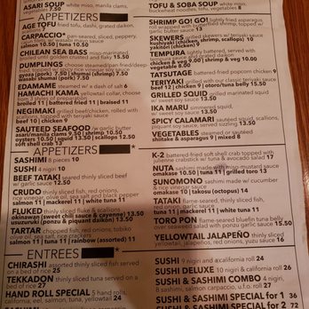 Kotobuki Restaurant - Menu 2 September 2021 - Japanese Near Me - Babylon, New York