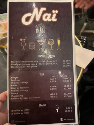 Menu photo 2 Naï Paris, 75 Menu photo 2 Naï Paris, 75