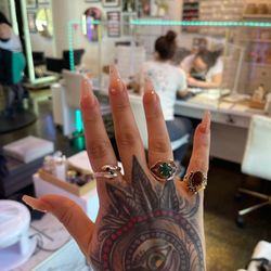 VINYL Beauty Bar - Example of some nail art done on me by Kate