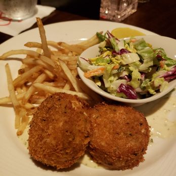 Summit House - crab cakes with fries - Steakhouses Near Me - Fullerton, California Summit House - crab cakes with fries - Steakhouses Near Me - Fullerton, California
