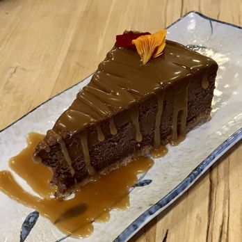 Heyday Farm House - Chocolate Cheesecake with salted caramel sauce $12 - Venues & Event Spaces Near Me - Bainbridge Island, Washington Heyday Farm House - Chocolate Cheesecake with salted caramel sauce $12 - Venues & Event Spaces Near Me - Bainbridge Island, Washington