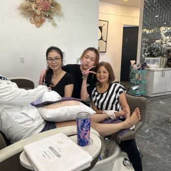 2EM Nail Place - Amazing Estheticians Tracy and Donna with Welcoming Front Desk Teammate Nhu! - Nail Salons Near Me - Irvine, California 2EM Nail Place - Amazing Estheticians Tracy and Donna with Welcoming Front Desk Teammate Nhu! - Nail Salons Near Me - Irvine, California
