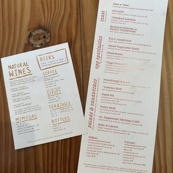 Sunday - Menu - Breakfast & Brunch Near Me - St Augustine, Florida