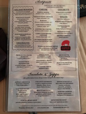 Menu photo 7 Visconti's Wenatchee, WA