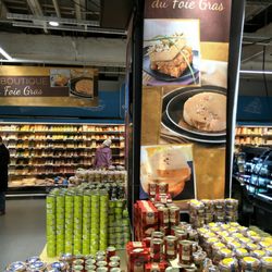 Auchan - Whole section for foie gras