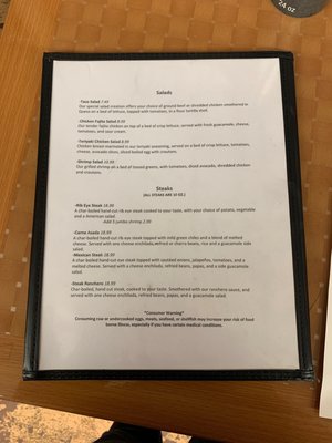 Menu photo 1 Old Charlies Sayre, OK Menu photo 1 Old Charlies Sayre, OK