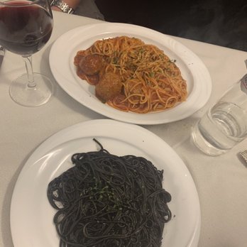 Da Carla - Squid ink pasta and Spaghetti and meatballs. Best we ever had. - Italian Near Me - Mestre, VE