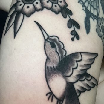 Muse Tattoos - humming bird tattoo by toni pnw - Tattoo Near Me - Vancouver, Washington