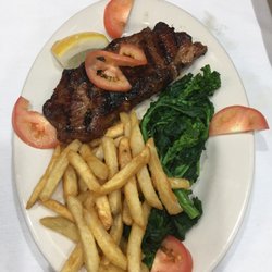 Tuga Bar & Grill - Skirt stake with broccoli rabe