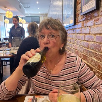 il Canale - Mom stealing a sip. - Italian Near Me - Washington, DC, District of Columbia