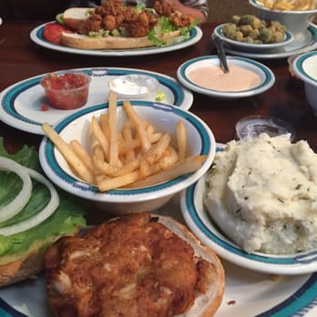 High Tide Harry's - Crabcake with shoestring fries and garlic mashed potatoes - Seafood Near Me - Orlando, Florida High Tide Harry's - Crabcake with shoestring fries and garlic mashed potatoes - Seafood Near Me - Orlando, Florida