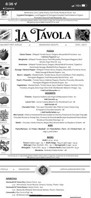 Menu photo 3 La Tavola Grandview Heights, OH