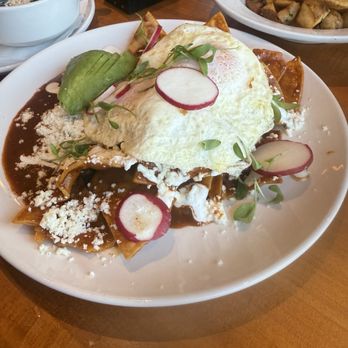 Poached Neighborhood Kitchen - Red chilaquiles - Breakfast & Brunch Near Me - Downey, California Poached Neighborhood Kitchen - Red chilaquiles - Breakfast & Brunch Near Me - Downey, California