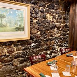 Boars Head Grill - Cool charred stone.