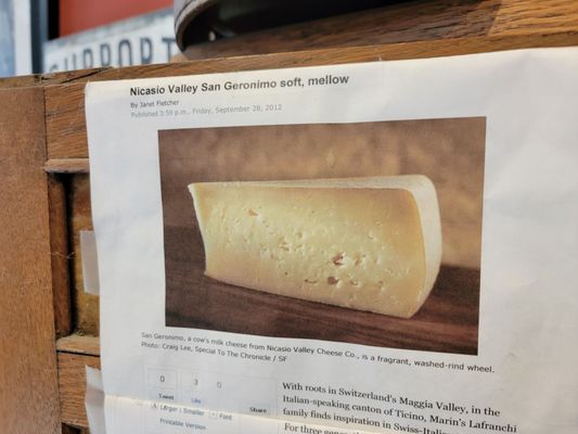 Nicasio Valley Cheese Company by null