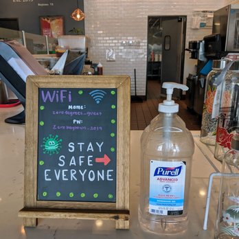Zero Degrees - Keeping it safe - Bubble Tea Near Me - Baytown, Texas