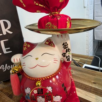 Noodle Factory - Close-up of the Lucky Cat. - Ramen Near Me - Roanoke, Virginia Noodle Factory - Close-up of the Lucky Cat. - Ramen Near Me - Roanoke, Virginia