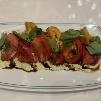 Vida - GRILLED WATERMELON &HEIRLOOM TOMATO SALAD. Delicious - American Near Me - Las Vegas, Nevada
