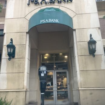 Jos A. Bank - Storefront looks so grand, especially in the rain - Men's Clothing Near Me - SUGAR LAND, Texas