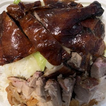 Cheung Hing Restaurant - Roast Pork Belly and Roast Duck rice $11.95. It very delicious,especially Roast pork belly the skin very crispy. - Chinese Near Me - San Francisco, California Cheung Hing Restaurant - Roast Pork Belly and Roast Duck rice $11.95. It very delicious,especially Roast pork belly the skin very crispy. - Chinese Near Me - San Francisco, California