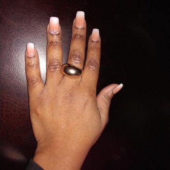 Queen Nails - Ombre nails done by Van..  Love them - Nail Salons Near Me - Houston, Texas