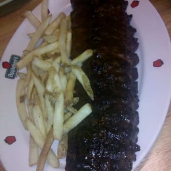 Applebee's Grill + Bar - Baby Back Ribs with French Fries - Sports Bars Near Me - Auburn, Massachusetts