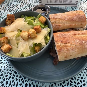 Dear Sunday Cafe - Prime rib sandwich and side of Cesar salad - Coffee & Tea Near Me - Tallahassee, Florida Dear Sunday Cafe - Prime rib sandwich and side of Cesar salad - Coffee & Tea Near Me - Tallahassee, Florida