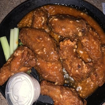 Dominic's Tavern - Garlic mild wings with blue cheese - Pubs Near Me - Bellmawr, New Jersey Dominic's Tavern - Garlic mild wings with blue cheese - Pubs Near Me - Bellmawr, New Jersey