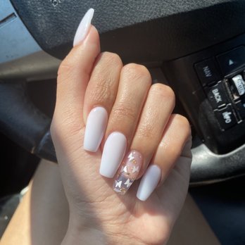Tiffanie Nails & Facial - Color powder full set done by Helen - Nail Salons Near Me - Katy, Texas Tiffanie Nails & Facial - Color powder full set done by Helen - Nail Salons Near Me - Katy, Texas