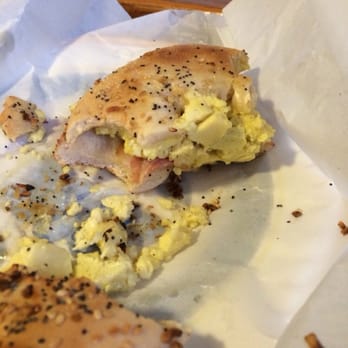 Bloc Somerville - Bloc 11's disgusting breakfast sandwich. Certainly microwaved. :-( - Bakeries Near Me - Somerville, Massachusetts