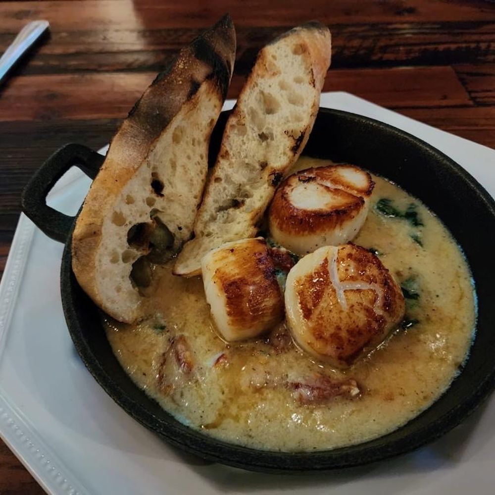 Kitchen and Rail - Scallops Entree - Bars Near Me - Eagan, Minnesota