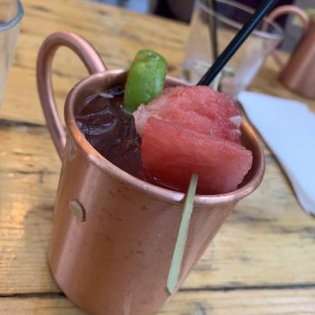 Haven Rooftop - Watermelon Moscow Mule - Lounges Near Me - New York, New York Haven Rooftop - Watermelon Moscow Mule - Lounges Near Me - New York, New York