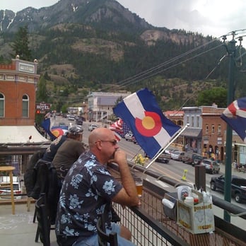 Ouray Brewery - Rooftop patio facing South - New American Near Me - Ouray, Colorado Ouray Brewery - Rooftop patio facing South - New American Near Me - Ouray, Colorado