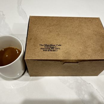 The Matchbox Cafe - The heaviest box!  Like, bicep curls people. - Burgers Near Me - Rhinebeck, New York