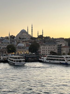 Galata Bridge by null