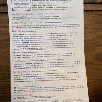 Screen Door Pearl District - Menu - Southern Near Me - Portland, Oregon
