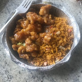 China King - Sesame chicken with pork fried rice - Chinese Near Me - Richmond, Virginia China King - Sesame chicken with pork fried rice - Chinese Near Me - Richmond, Virginia