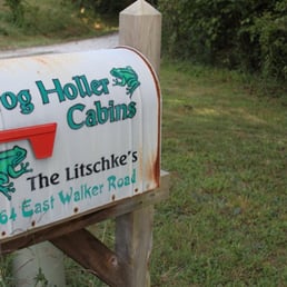 Mailbox at Frog Holler Cabins