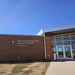 Homestead National Historical Park - Exterior of visitor center