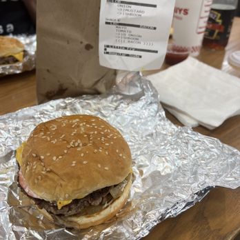 Five Guys - Little Bacon Cheeseburger - Burgers Near Me - Rossford, Ohio Five Guys - Little Bacon Cheeseburger - Burgers Near Me - Rossford, Ohio