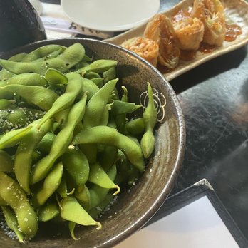 Chiba - Edamame and spring rolls - Sushi Bars Near Me - Westfield, Indiana