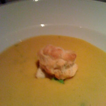Gary Danko - Red pumpkin w chive biscuit & crab - New American Near Me - San Francisco, California