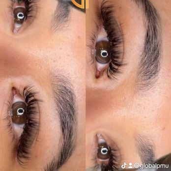 Global Permanent Makeup - Natural hybrid lash extensions - Cosmetology Schools Near Me - Pomona, California