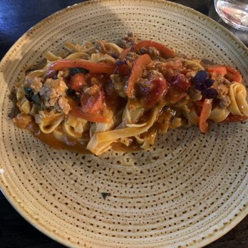 La Capannina - Tagliatelle pasta with Italian sausages. - Italian Near Me - Paris, 75 La Capannina - Tagliatelle pasta with Italian sausages. - Italian Near Me - Paris, 75