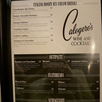 Calogero’s - Food menu - Cocktail Bars Near Me - Milwaukee, Wisconsin Calogero’s - Food menu - Cocktail Bars Near Me - Milwaukee, Wisconsin