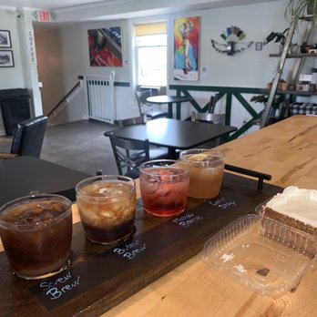 Founders Grounds Coffee - Boozy flight & the carrot cake! - Coffee Roasteries Near Me - Speedway, Indiana Founders Grounds Coffee - Boozy flight & the carrot cake! - Coffee Roasteries Near Me - Speedway, Indiana