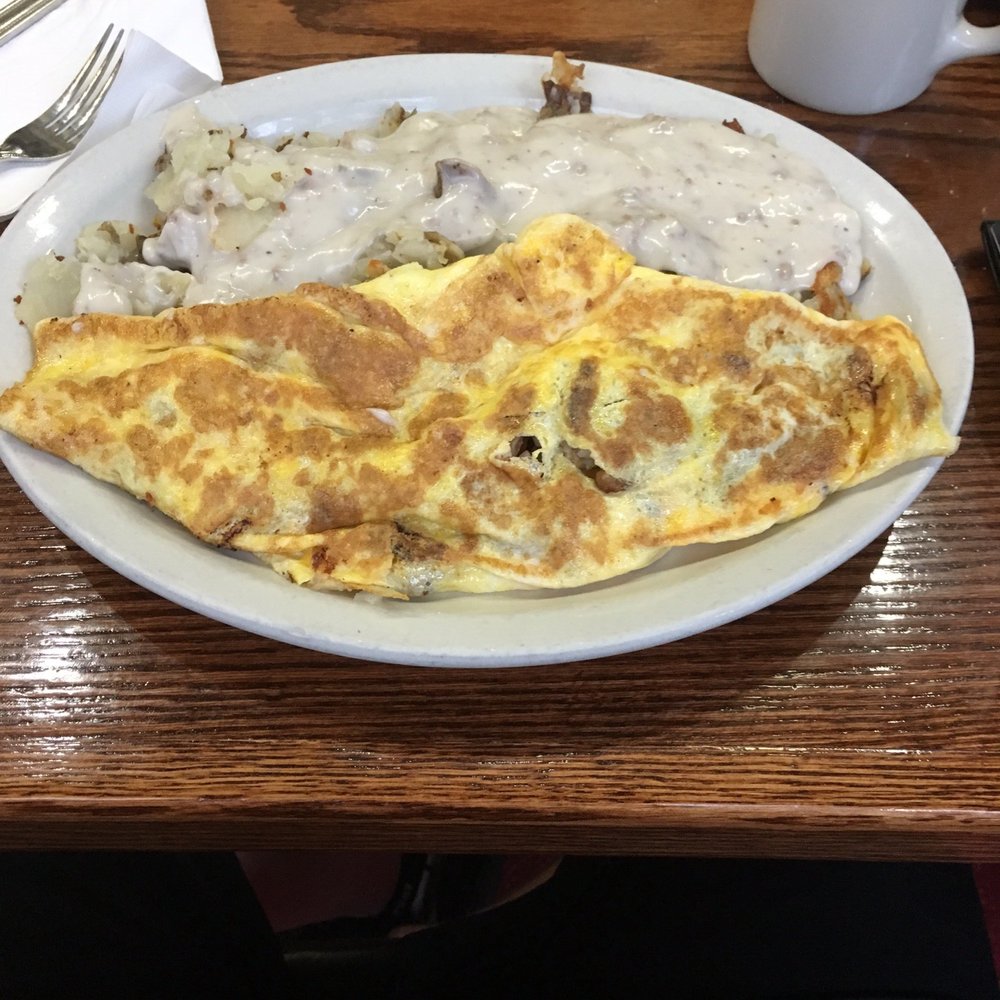 Charlie's Cafe - The blue special with gravy added the right way to eat - American Near Me - Enumclaw, Washington Charlie's Cafe - The blue special with gravy added the right way to eat - American Near Me - Enumclaw, Washington